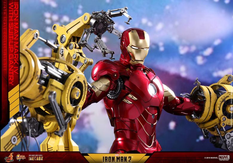 Iron Man 2 - Mark IV With Suit-Up Gantry Featuring - 1/6 scale Collectible Set (Hot Toys) 12545613