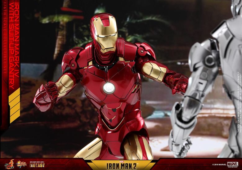 Iron Man 2 - Mark IV With Suit-Up Gantry Featuring - 1/6 scale Collectible Set (Hot Toys) 12545711