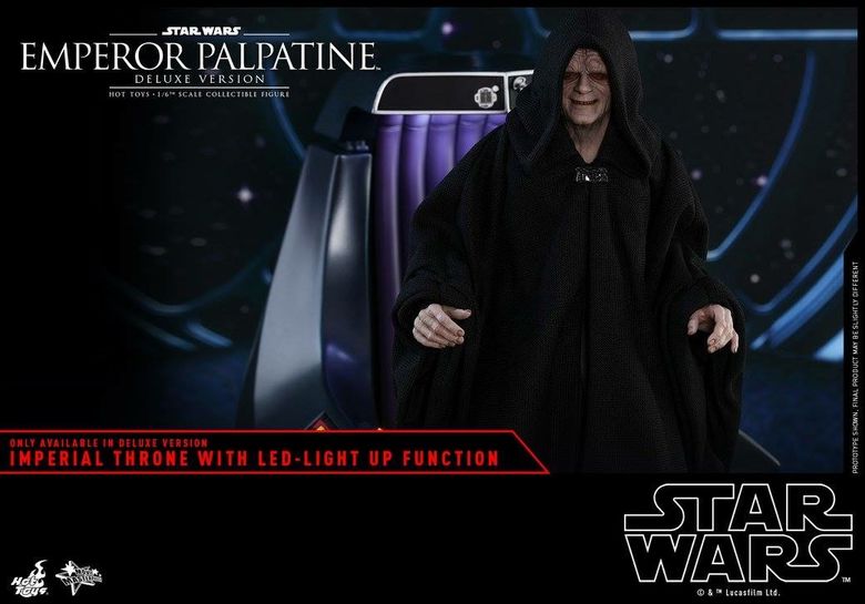 Star Wars VI Return of the Jedi : 1/6 Emperor Palpatine - Deluxe Version (Hot Toys) 19040010