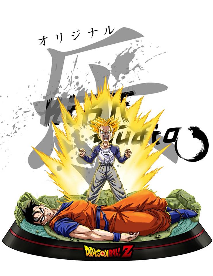 Dragon Ball Z : Trunks et San Gohan Statue (Kiba Studio) 32595110