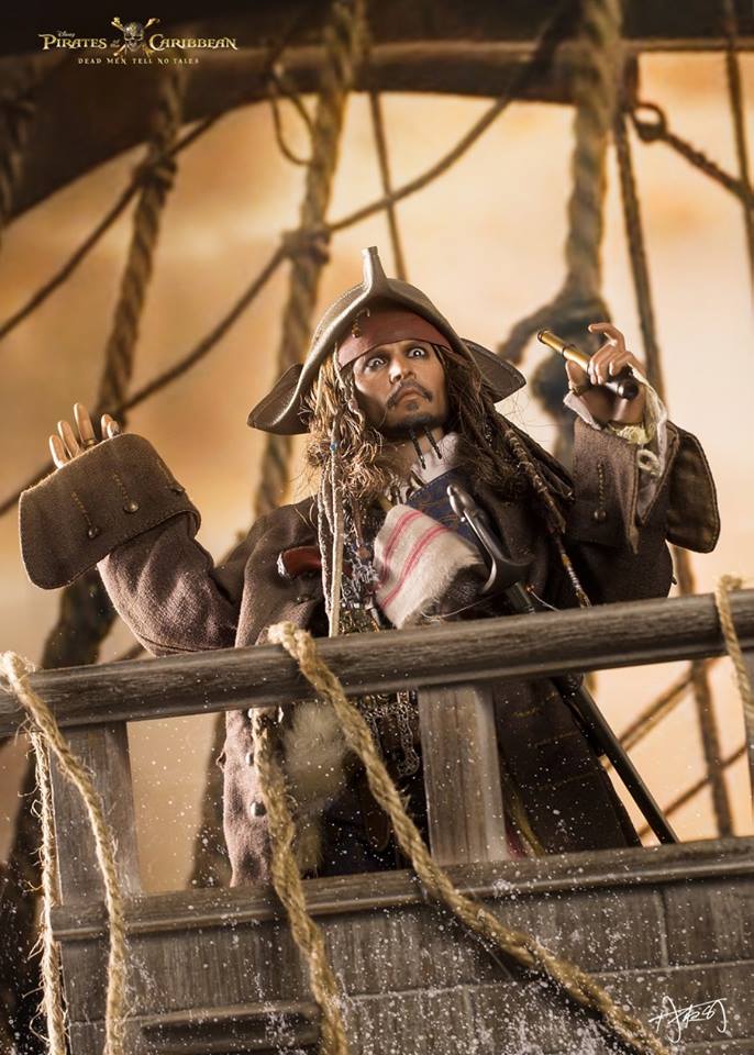 Jack Sparrow 1/6 - Pirates of the Caribbean : Dead Men Tell No Tales (Hot Toys) Ok54ag10