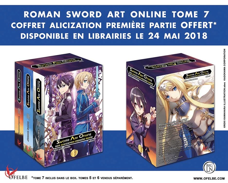 Edition collector pour le roman de "Sword Art Online  : Alicization Dividing" chez Ofelbe éditions 30707510