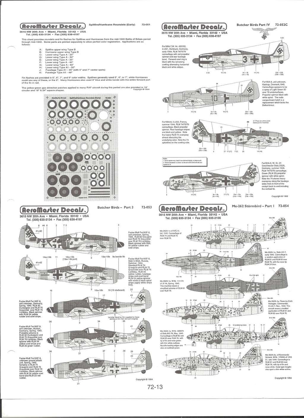 [AEROMASTER 1997] Catalogue 1997  Aeroma92