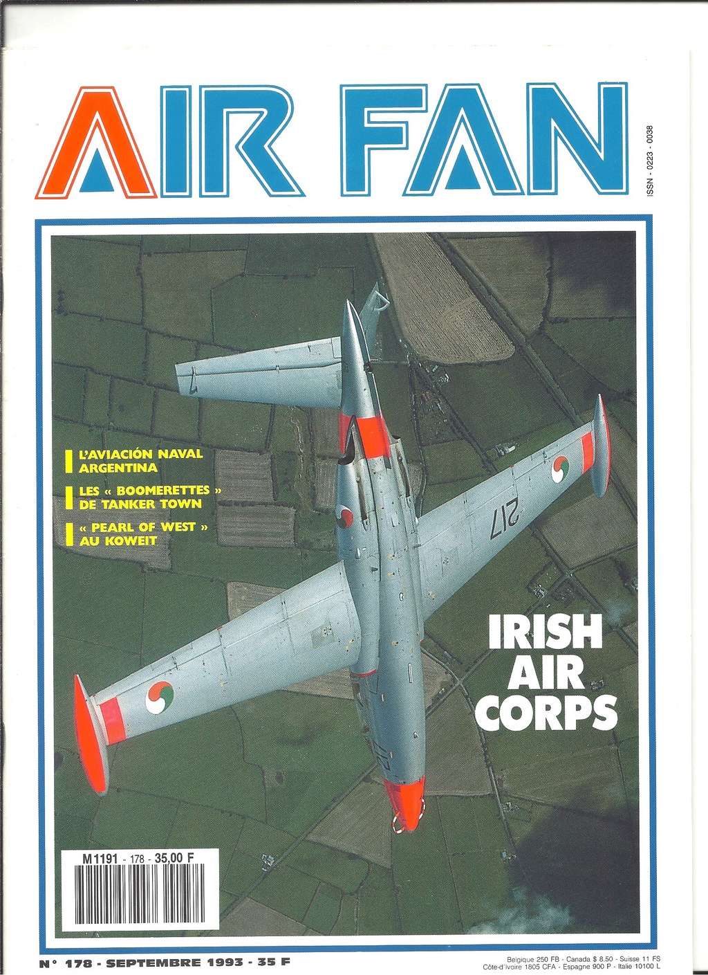 Revue AIR FAN, publicité sur la sortie du CORSAIR et du JAGUAR au 48ème en septembre 1993 Air_fa11