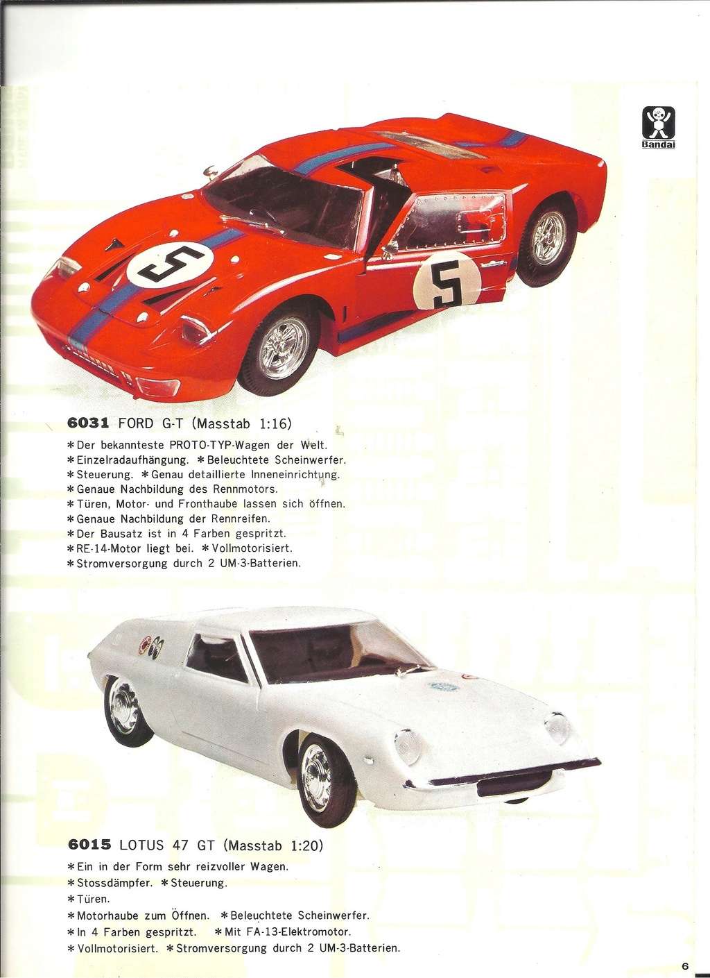 [BANDAI 1970] Catalogue 1970 Bandai16