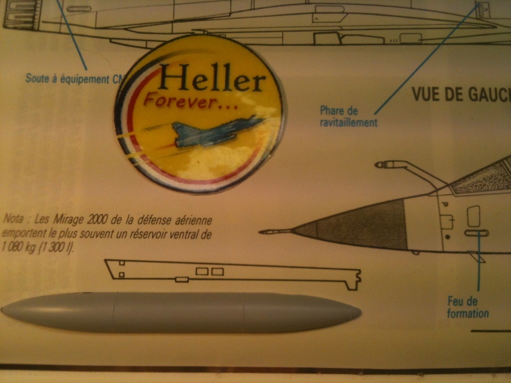 COMPARATIF - Comparatif DASSAULT MIRAGE 2000 C & N HELLER / ITALERI 1/72ème  Compar33