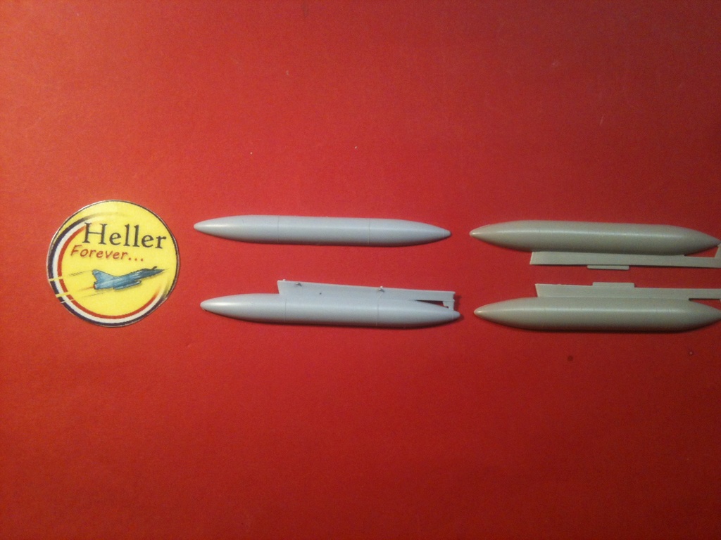 Comparatif DASSAULT MIRAGE 2000 C & N HELLER / ITALERI 1/72ème Compar49