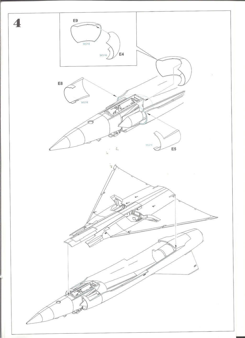 [EDUARD] DASSAULT MIRAGE III C 1/48ème Réf 8100 Notice Eduard46