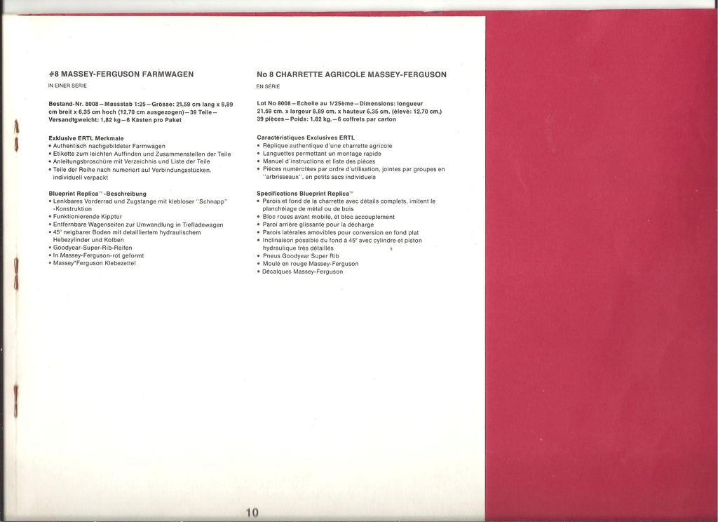 ertl - [ERTL 1974] Catalogue 1974 Ertl_c43