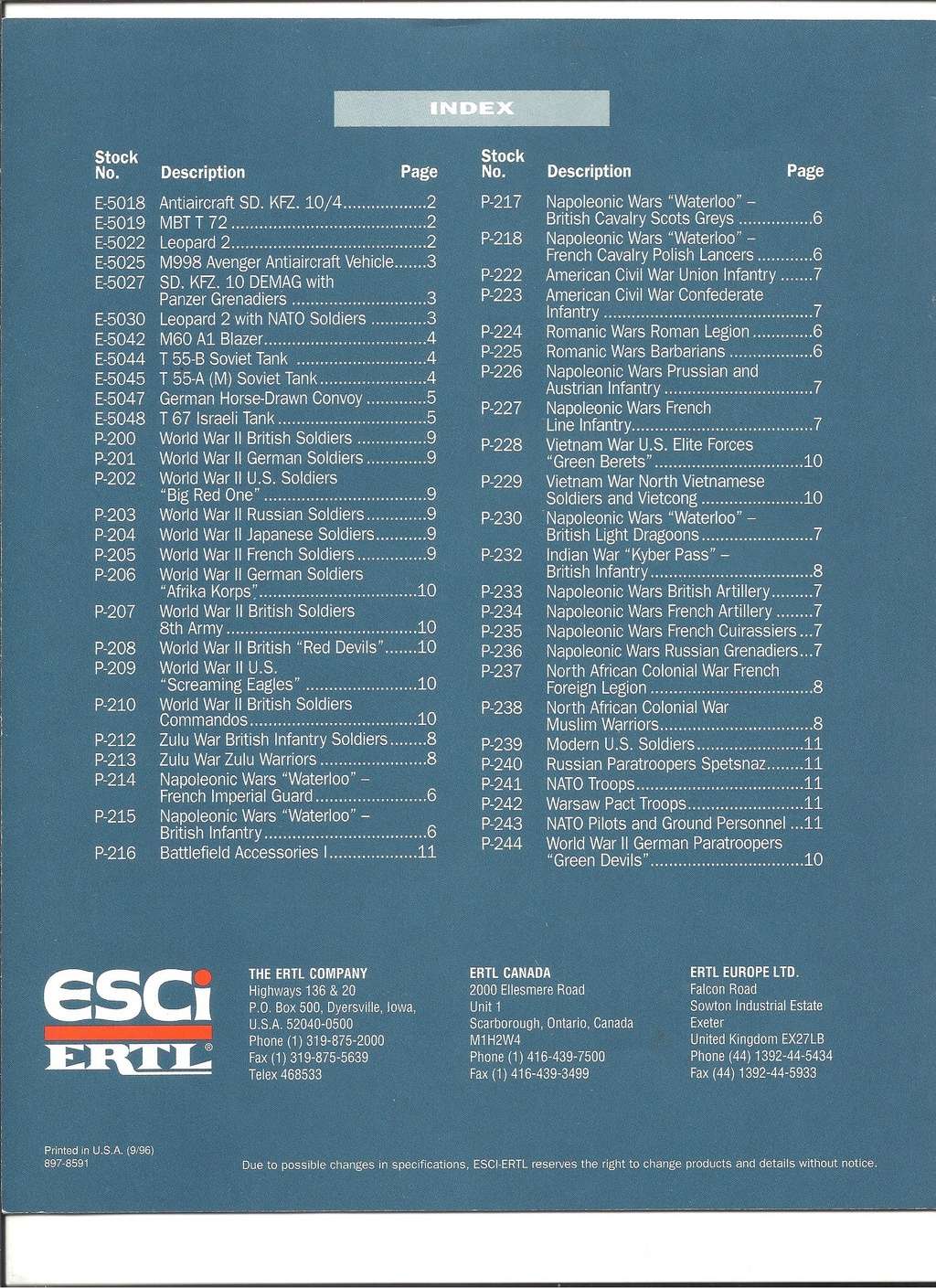 [ESCI 1997] Catalogue 1997 Esci_189