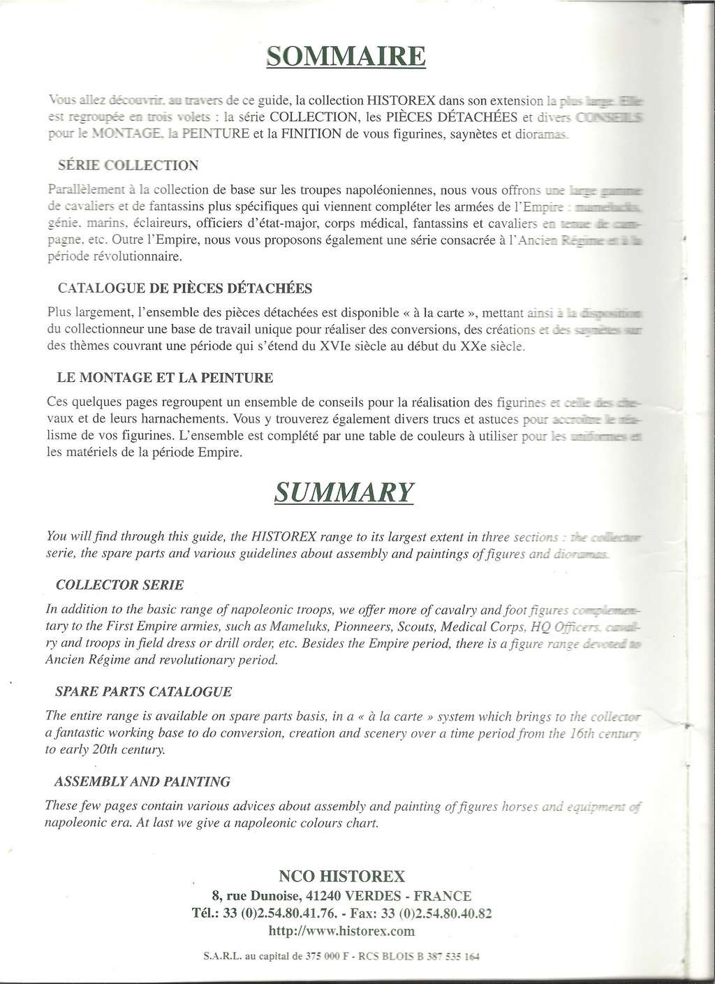 [HISTOREX 199.] Catalogue Guide du collectionneur 199.  Histo194