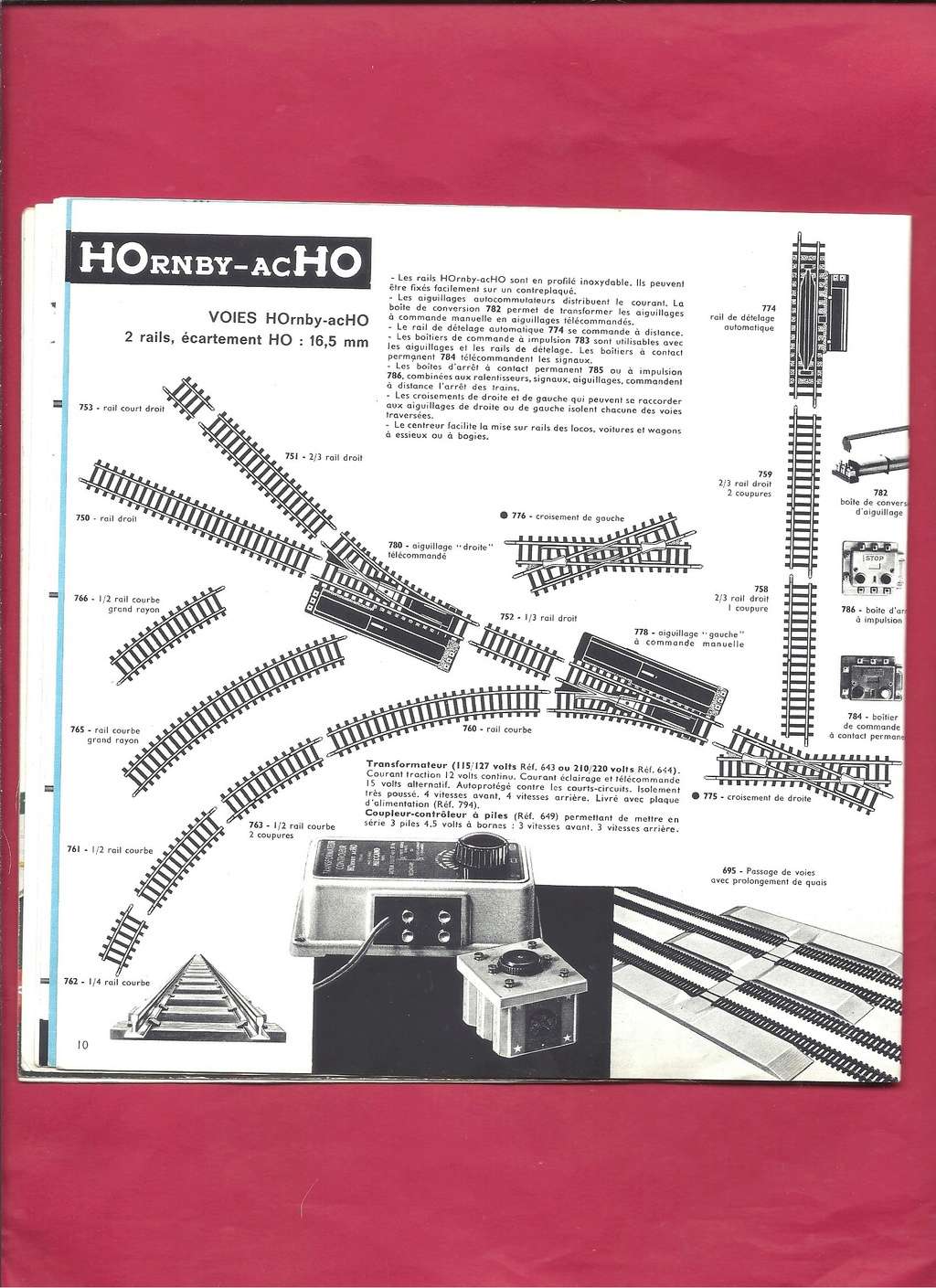 [MECCANO 1962] Catalogue MECCANO, HORNBY & DINKY TOYS et tarif clientèle 1962  Hornby19