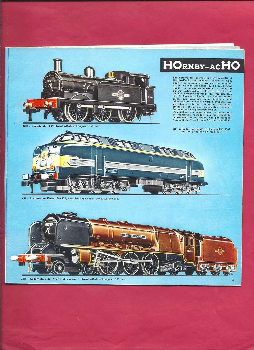 [MECCANO 1962] Catalogue MECCANO, HORNBY & DINKY TOYS et tarif clientèle 1962  Hornby20