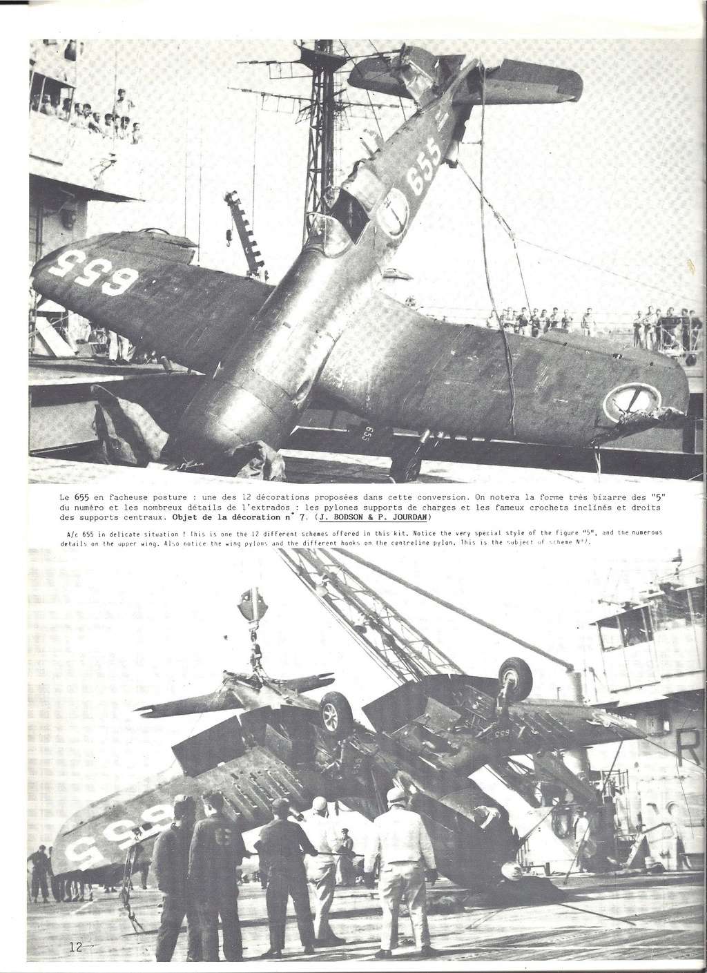 [IPMS/HASEGAWA] VOUGHT F4U-7 CORSAIR Flottille 15F Opération MOUSQUETAIRE SUEZ 1956 Réf TRANSKIT n°1 Ipms_f22