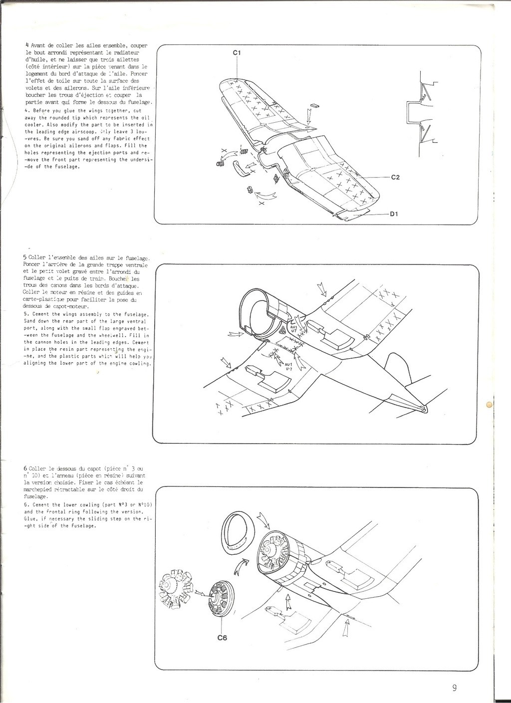 IPMS - [IPMS-FRANCE] CHANCE VOUGHT F4U-5 / AU-1 / F4U-7 1/72ème Réf TRANSKIT n°1 Ipms_f49