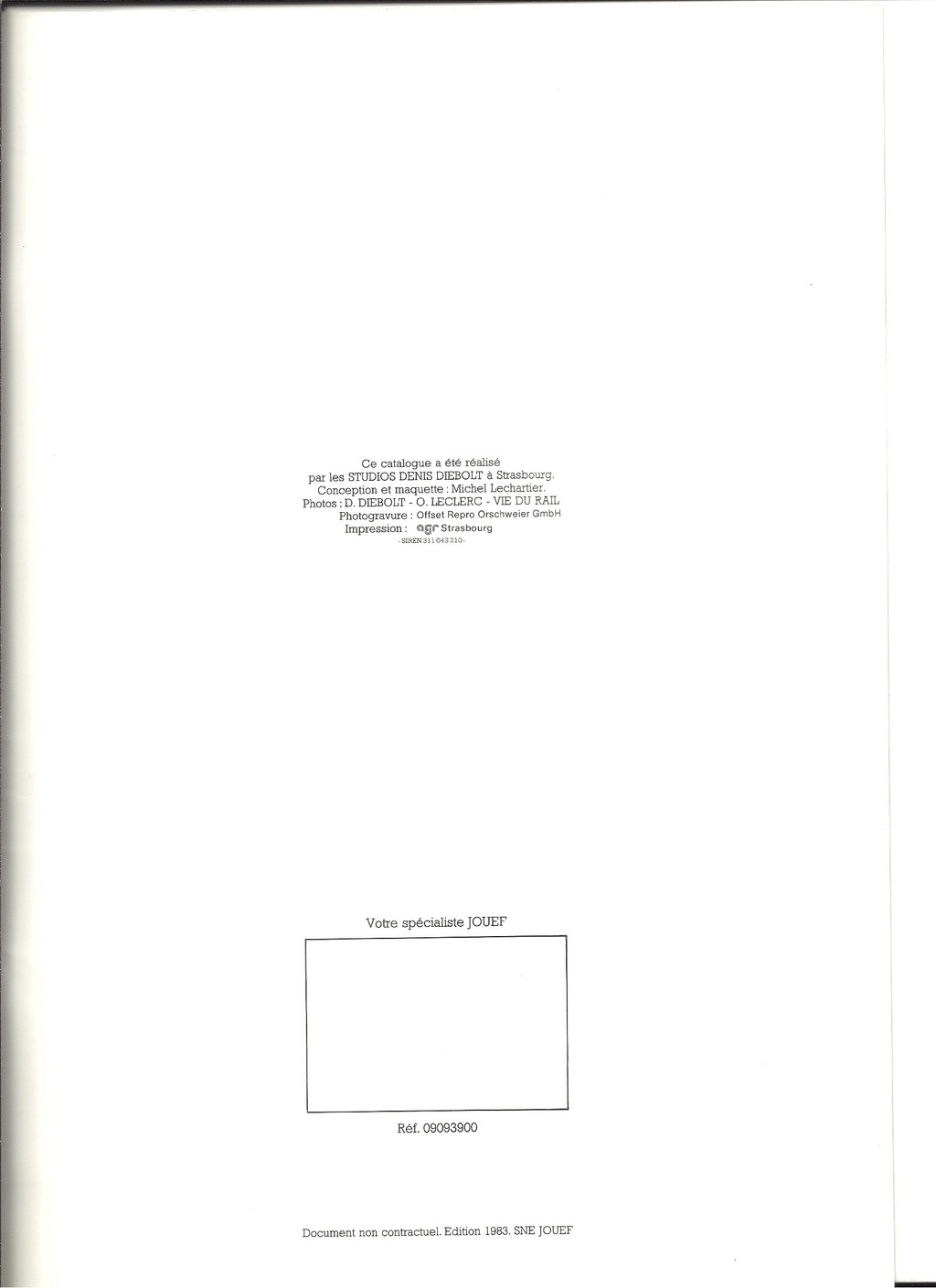 [JOUEF 1983] Catalogue 1983 Joue1058