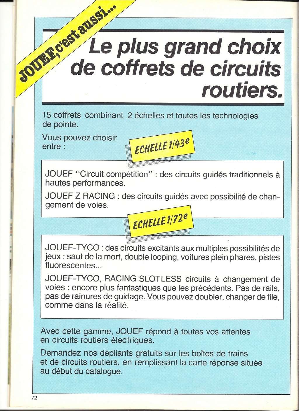 [JOUEF 1981} Catalogue 1981 Joue1136