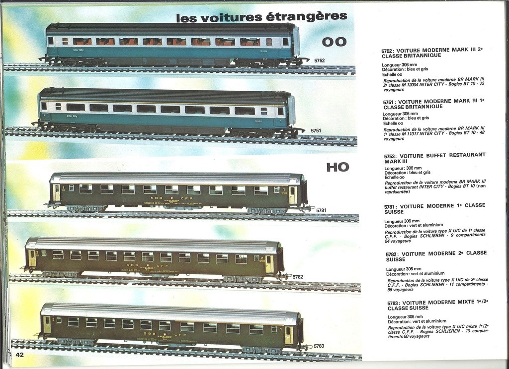 [JOUEF 1978] Catalogue + tarif vente au détail 1978  Jouef192