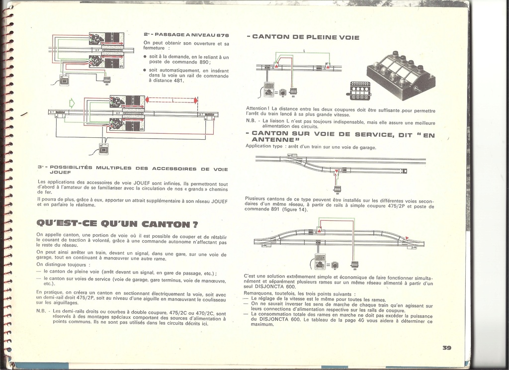 [JOUEF 1965] plans de réseaux 1965 Jouef518