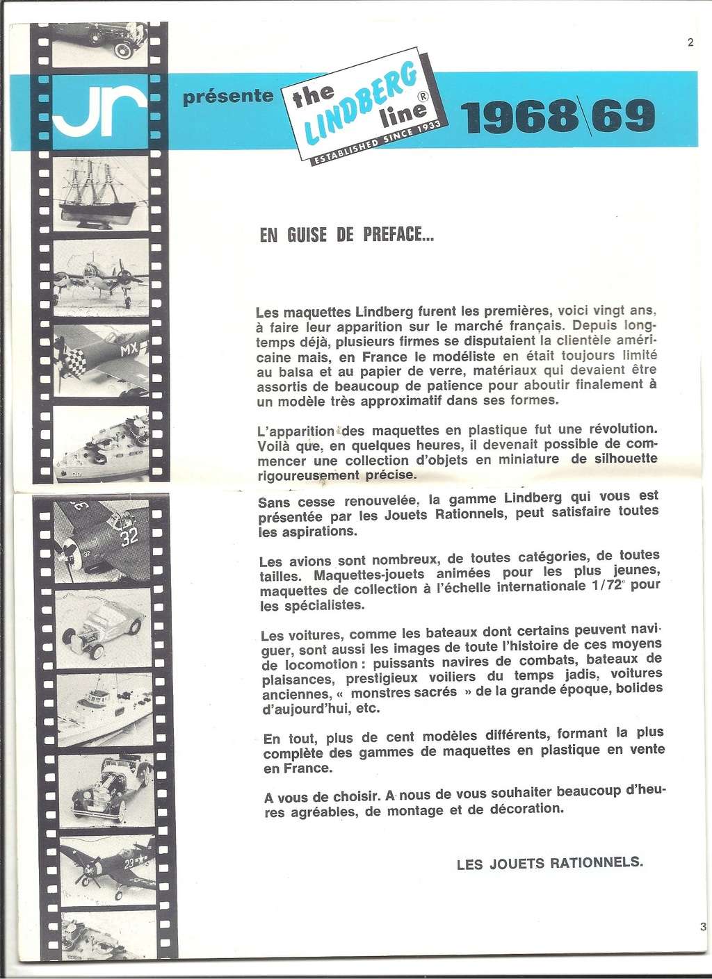 [LES JOUETS RATIONNELS 1968] Catalogue LINDBERG, JO HAN et HUMBROL 1968 Lindbe47