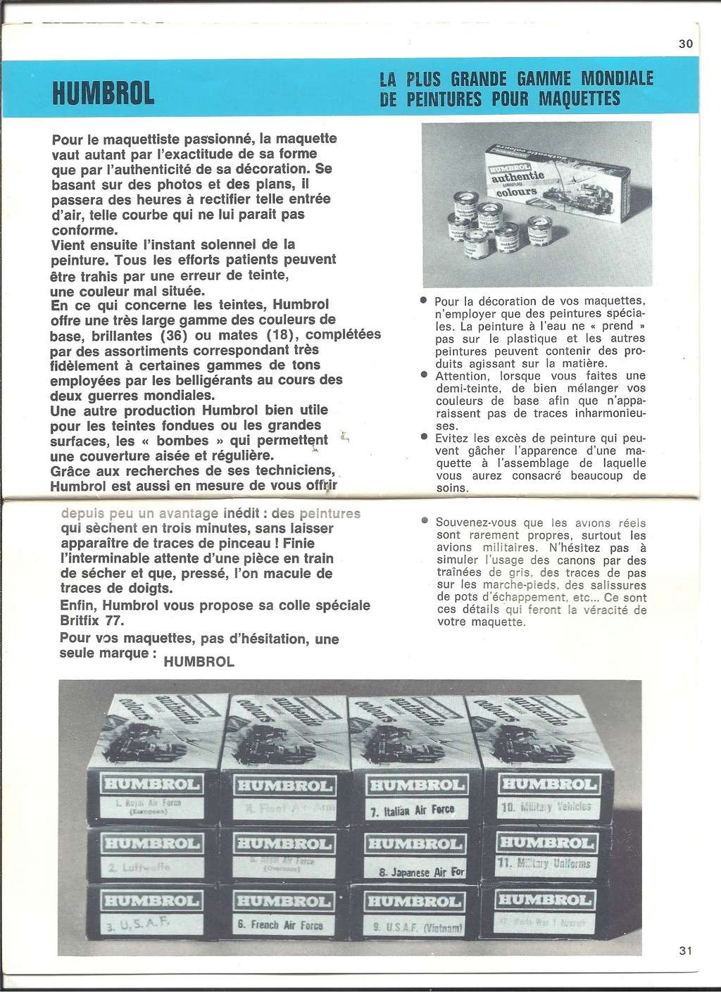 [HUMBROL 1968] Feuillet de la gamme 1969 Lindbe60