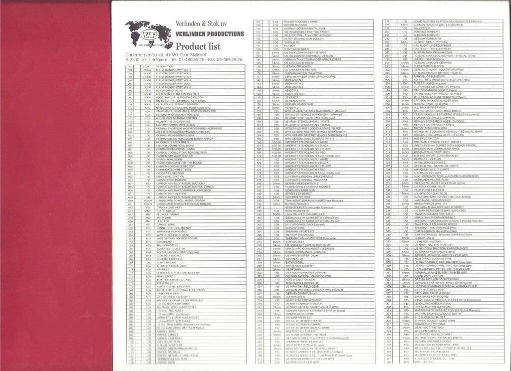 verlinden - [VERLINDEN 1991] Catalogue 1991 10ème édition Verlin13