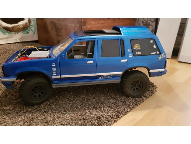 Carrosserie 3D Ford Explorer 4x4 pour scale et crawler 1/10 M1a71