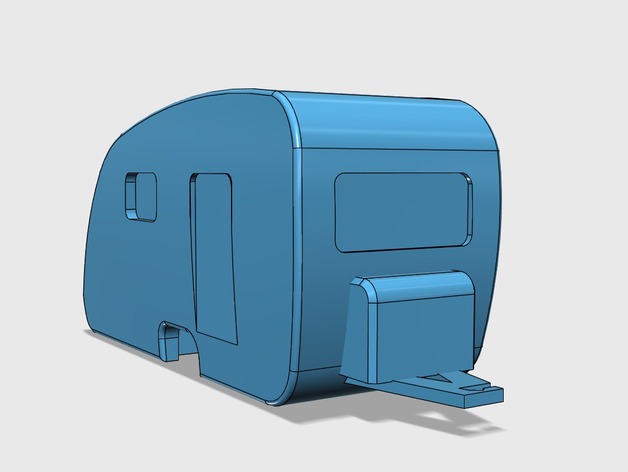 Caravane 3D pour Scx10 et tout Scale et Crawler 1/10 M1b40
