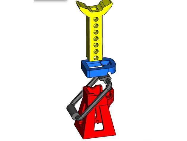 Chandelle 3D à hauteur réglable pour Scale et Crawler 1/10 M2a34