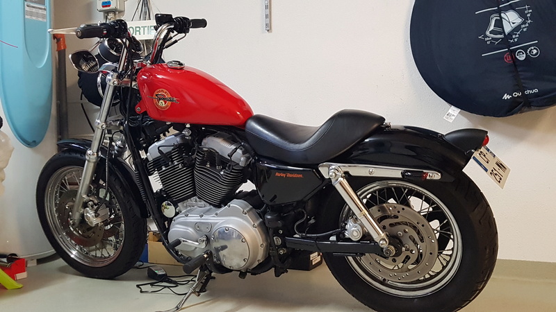 Première Harley - premières modifs 20181213