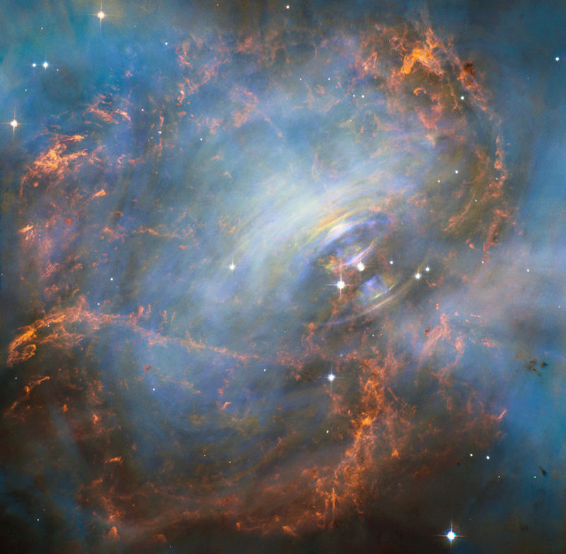 An Exploded Star - the Crab Nebula Hsther10