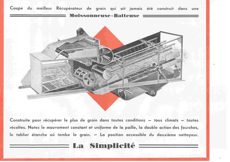 Allis Chalmers Moissonneuse batteuse 0003510