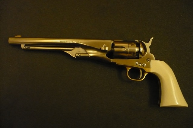Colt 1860 Army Old Silver P1020213