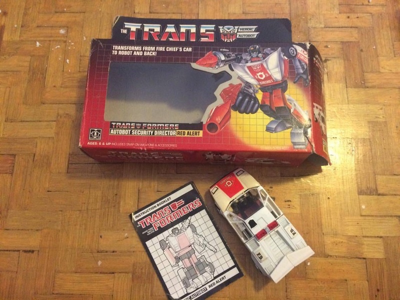 Transformers Red Alert\ Alert G1 Box Usa 21618410