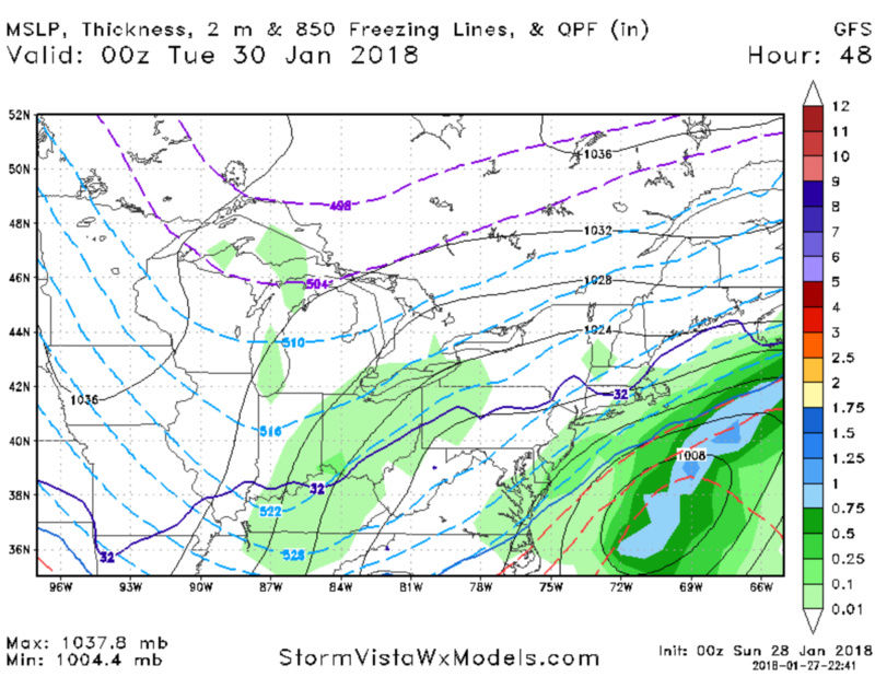 JAN 28th-30th 2018: Harmless Frontal Passage? Coastal? IVT? - Page 3 Gfs0z10