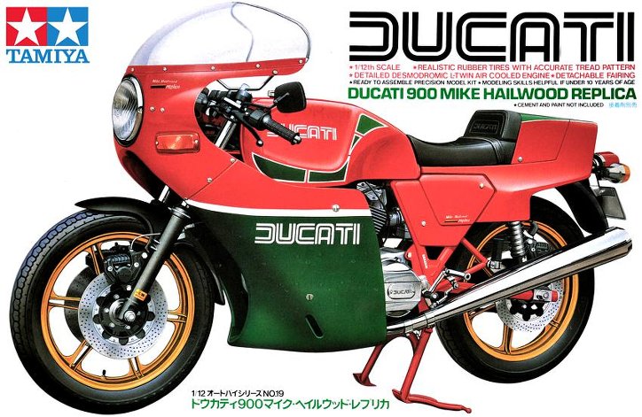 Ducati 900 replica Mike Hailwood 1/12 Tamiya10