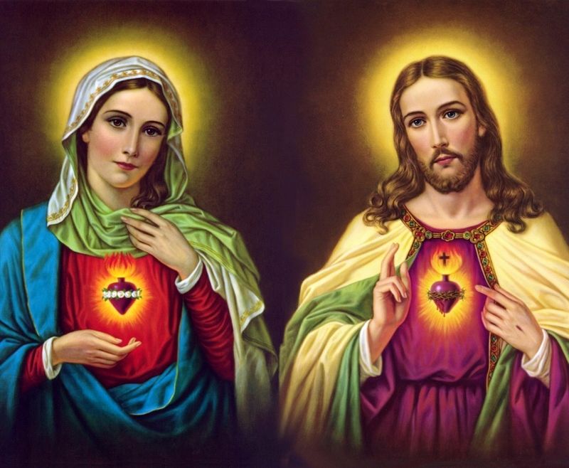 Coeurs Sacrés de Jésus et Marie-Consécration du monde 40873510