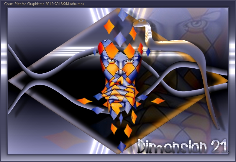 32 . Tuto de Macha  : Dimension 21  Dimens11