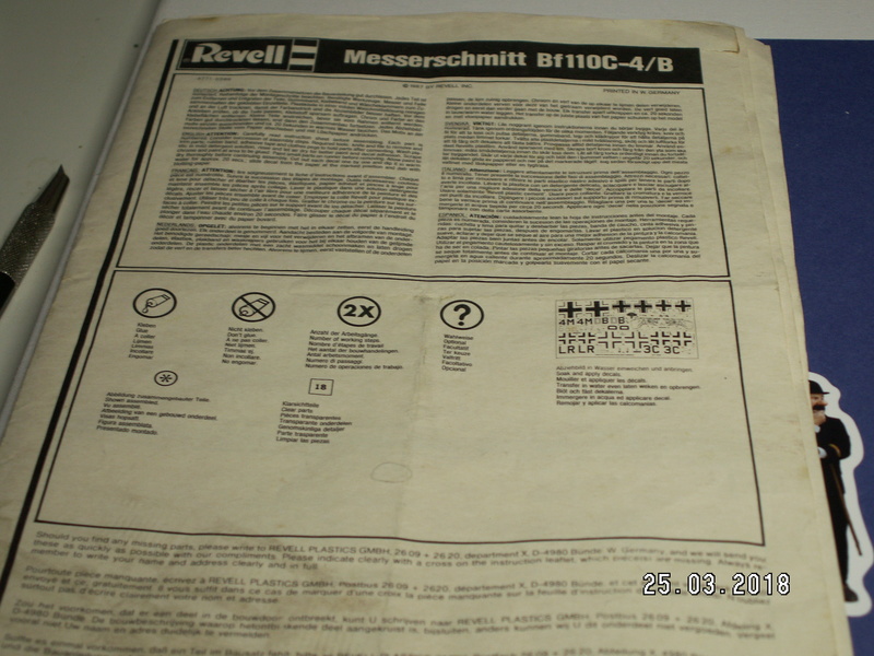 Messerschmitt bf110c-4/B 1/32 Revell Pict1043