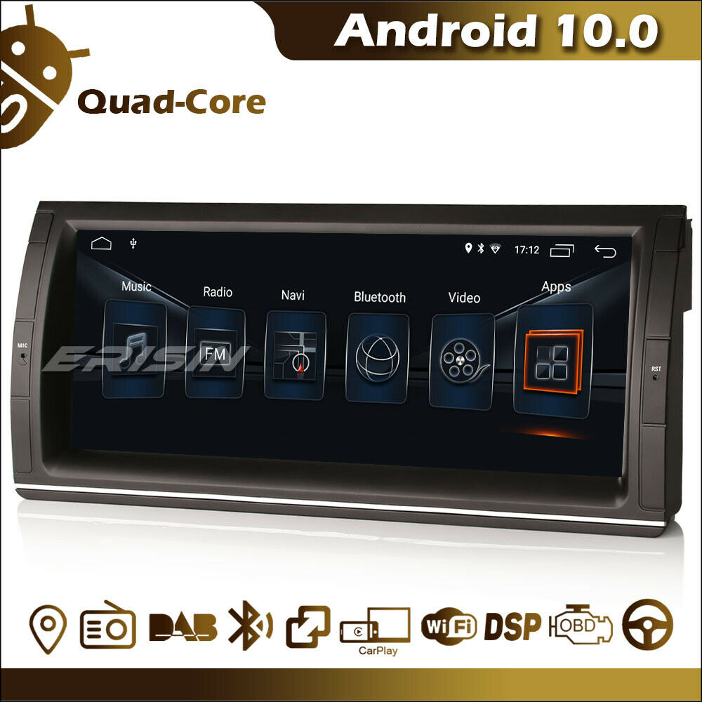 Android 10.0 Autoradio 10.25" tactile GPS Bluetooth TNT CarPlay DSP BMW S-l16024