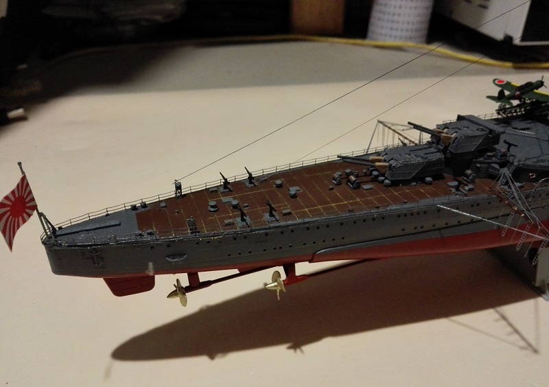 IJN Maya 1944 Japanese Navy Heavy Cruiser a 1/350 de Aoshima Img_2083