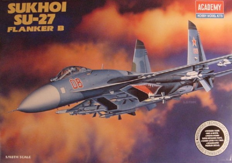 Academy Sukhoi Su-27 1:48 Norm 76 01_12