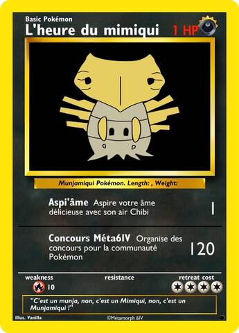 Concours] L'heure du Mimiqui - Fakecard Pokemon