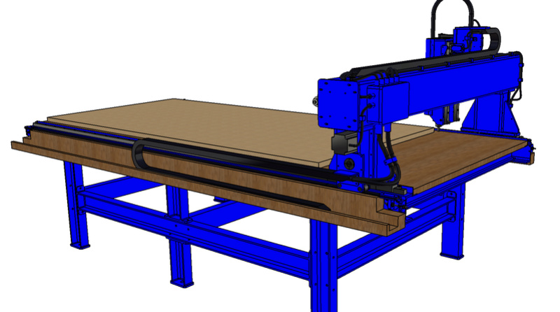 BIG CNC à  portique mobile de CARLOS - Page 2 Chassi37