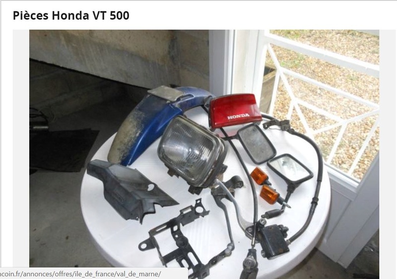 Pièces Honda VT 500 110