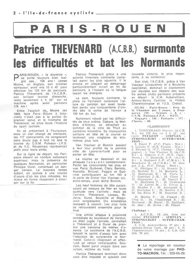 Coureurs et Clubs d'avril 1977 à mai 1979 - Page 3 004173