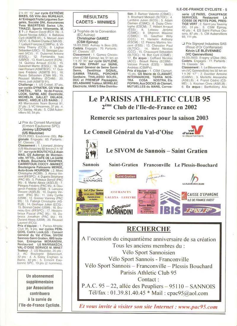 Coureurs et Clubs de janvier 2000 à juillet 2004 - Page 32 00549