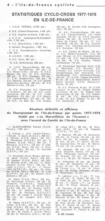 Coureurs et Clubs d'avril 1977 à mai 1979 - Page 19 006184