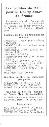 Coureurs et Clubs d'avril 1977 à mai 1979 - Page 9 007172