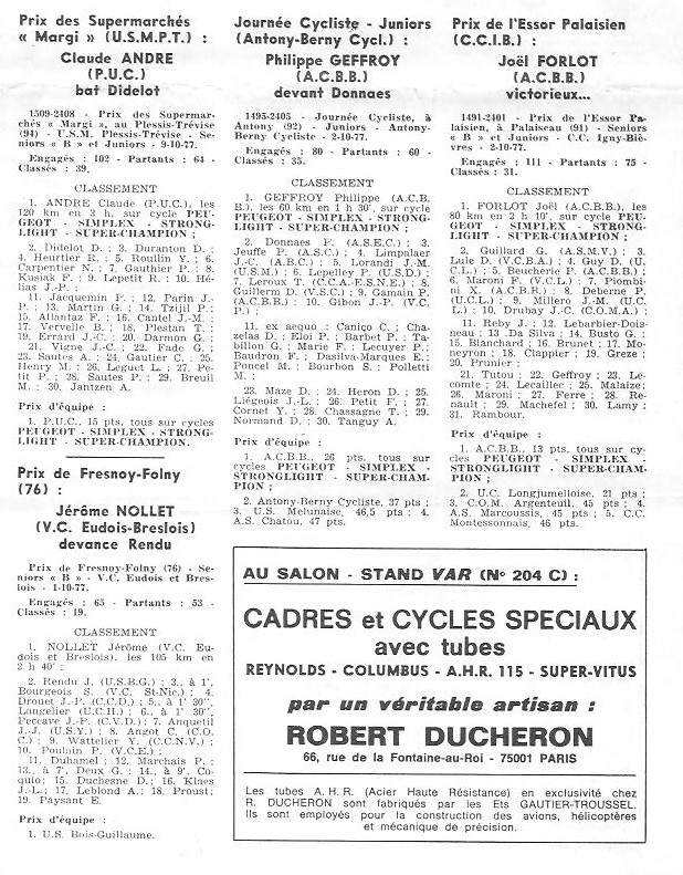 Coureurs et Clubs d'avril 1977 à mai 1979 - Page 15 007178